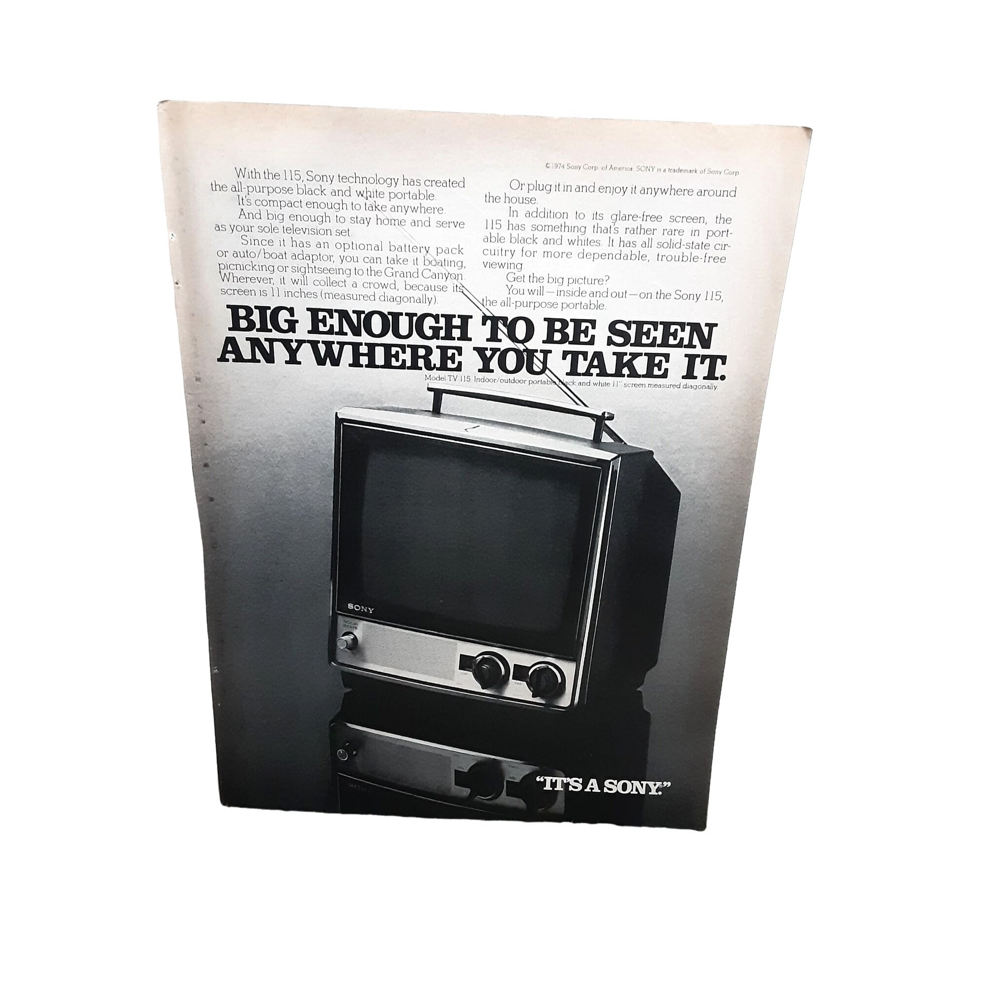 Sony Portable Tv - Etsy