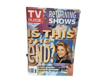 TV Guide September 1995 Candice Bergen Murphys Brown Canada Edition