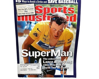 Sports Illustrated August 5 2002 Lance Armstrong Tour de France Cycling