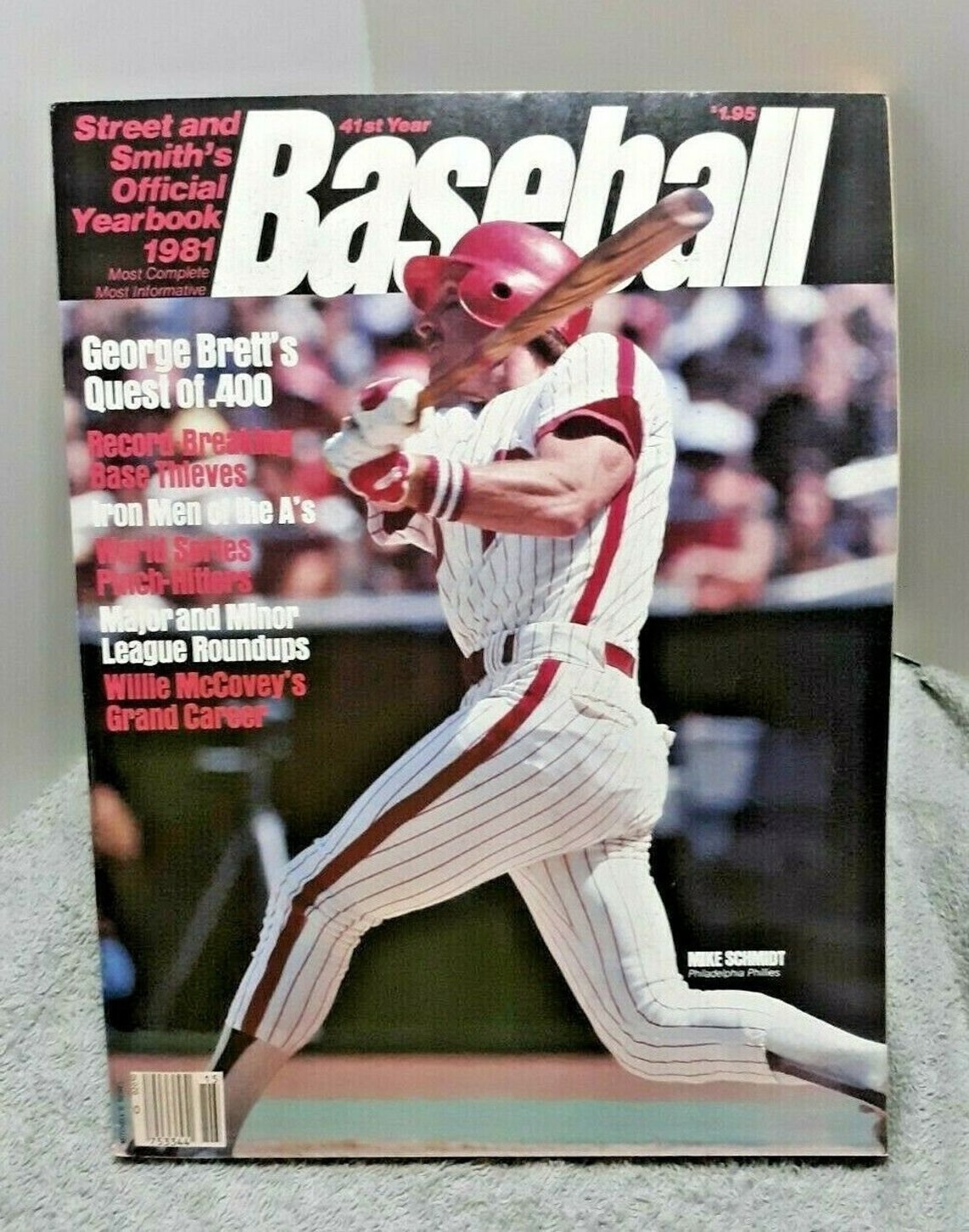 Street & Smiths 1981 Baseball Yearbook Magazine Mike Schmidt Etsy