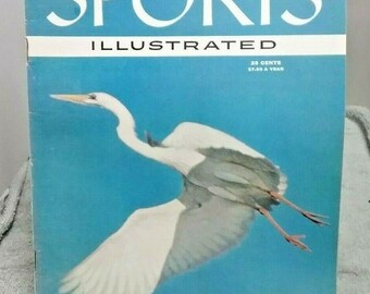 Sports Illustrated February 20 1956 Great White Heron Birds of the Everglades vintage magazine