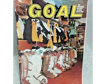 GOAL Magazine Goalies Boston Bruins Buffalo Sabres 1984