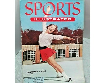 Sports Illustrated February 7 1955 Carol Heiss Figure Skating