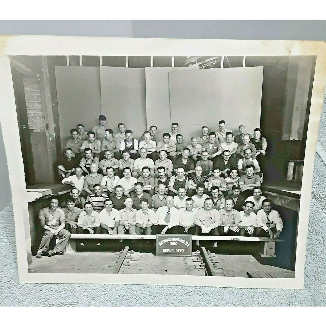 1950 Maywood IL Sanitary 73A Repair Department Vintage Photo Etsy