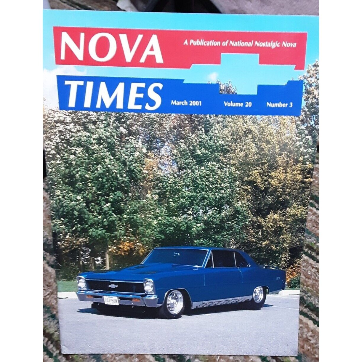 NOVA Times March 2001 Chevy Cars Nostalgic Novas Magazine Classic 