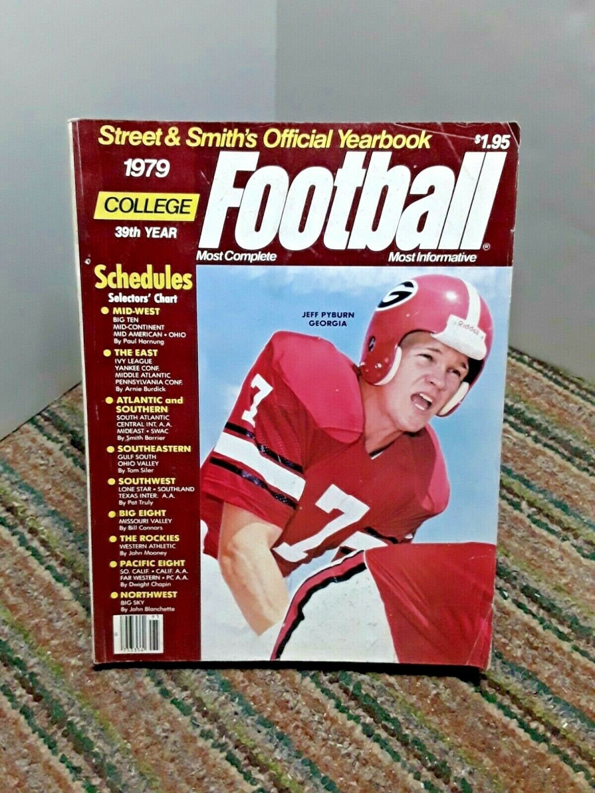 1979 Street & Smith’s College Football Yearbook Jeff Pyburn Georgia ...