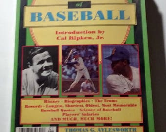 Kids World Almanac Of Baseball paperback book 1990 history teams records more