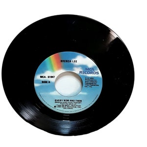 Brenda Lee Every Now And Then 45 Record MCA 51047 1980 Canada Pressing