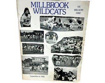 Wilson FIke vs Millbrook Wildcats North Carolina Football Sept 4 1992