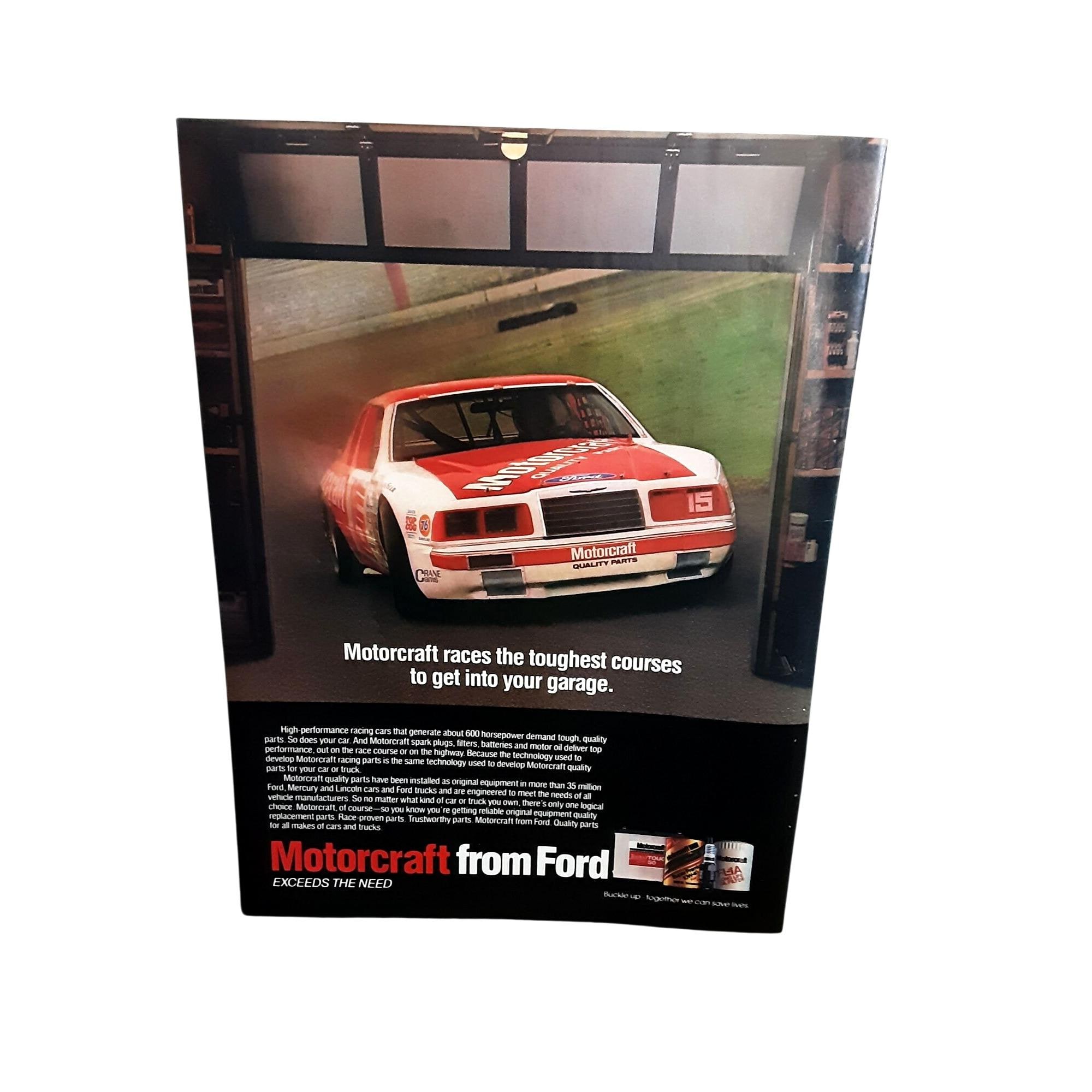 1986 Ford Thunderbird Motorcraft Racing Vintage Magazine Print Ad - Etsy