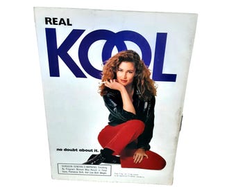 1994 KOOL Cigarettes Vintage Print Ad Woman Red Pants Authentic Original