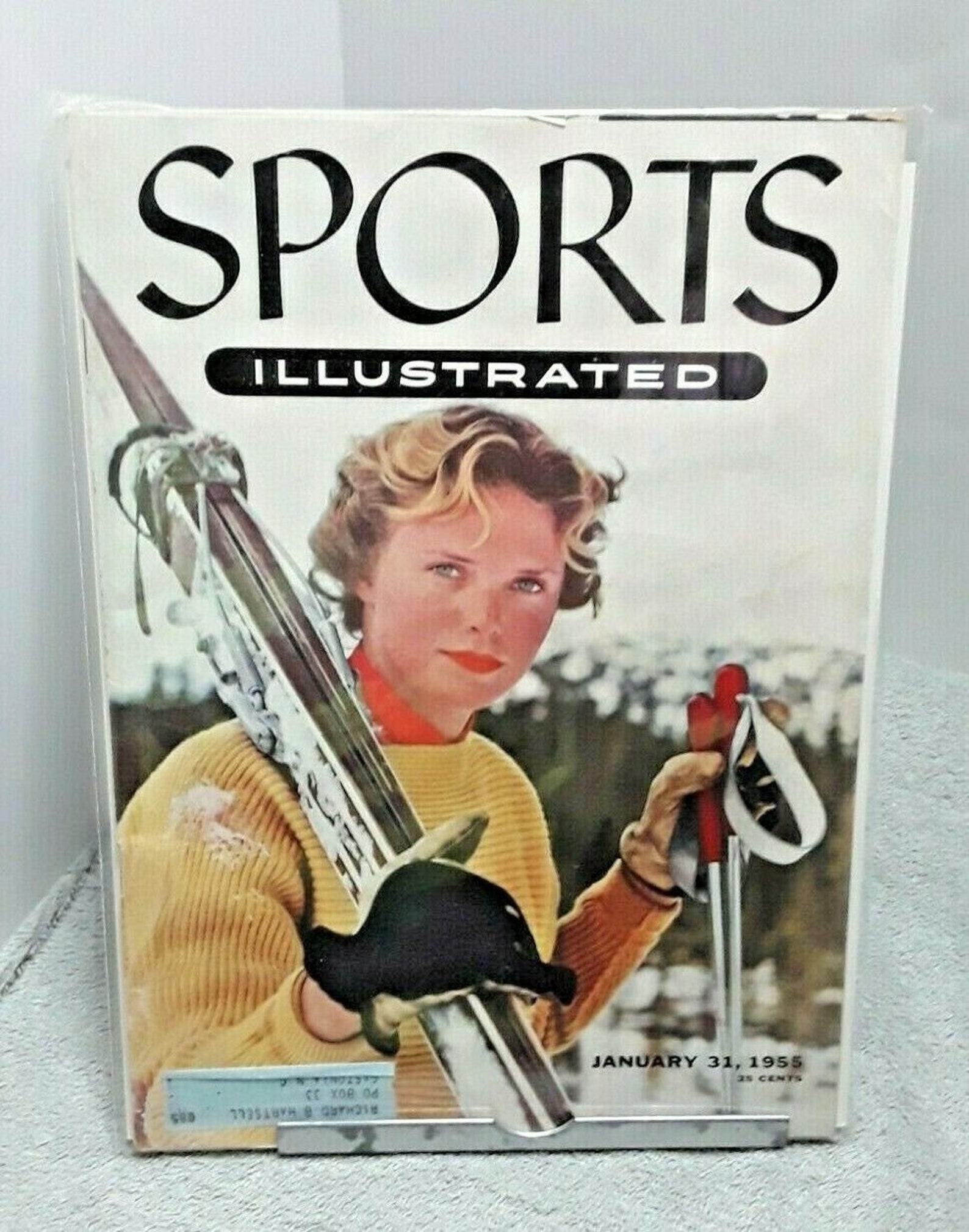 Sports Illustrated January 31 1955 Jill Kinmont Womens Skiing Etsy