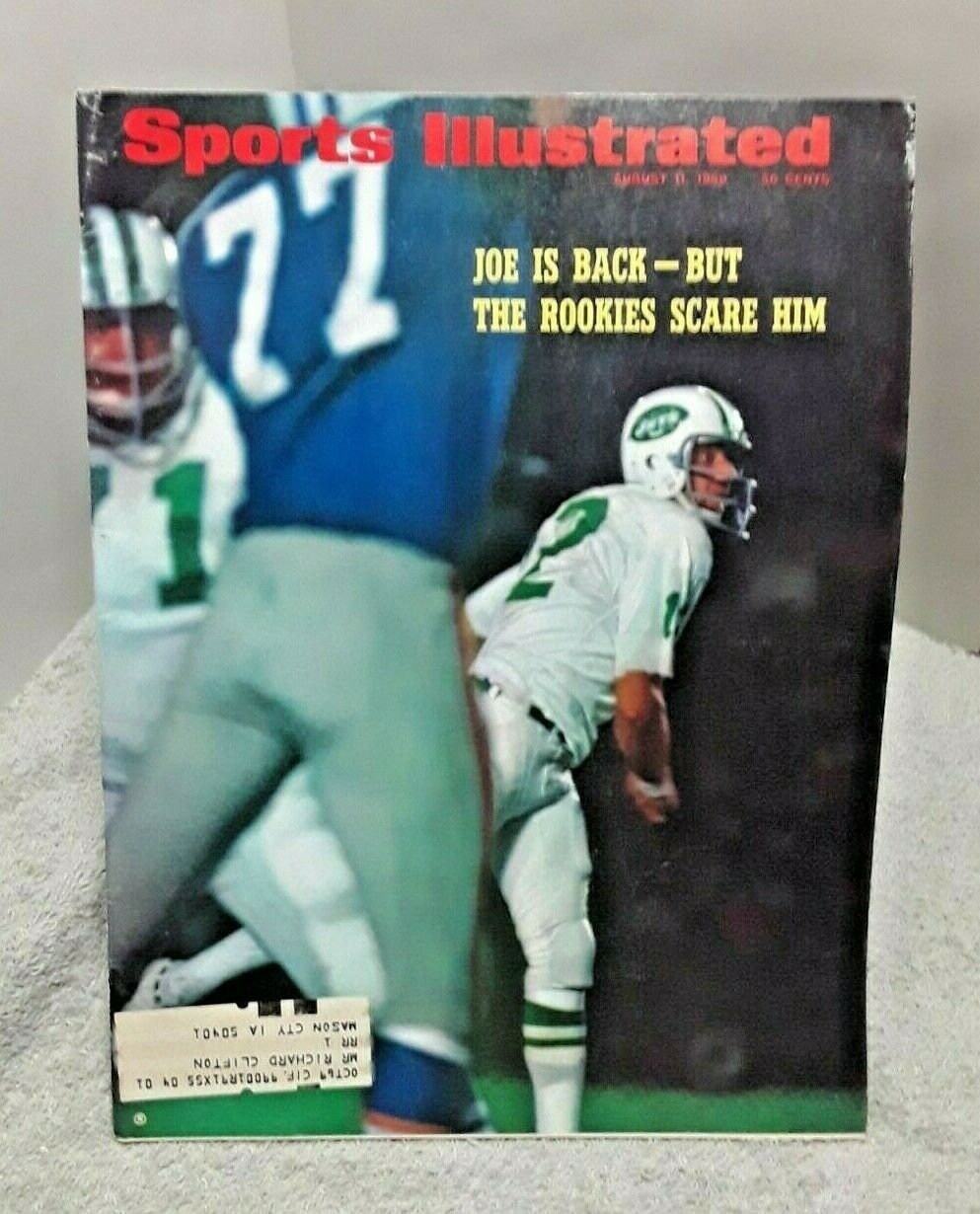 New York Jets Qb Joe Namath Sports Illustrated Cover Poster by Sports  Illustrated - Sports Illustrated Covers