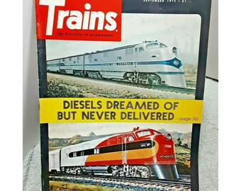 Trains Magazine September 1975 Diesels
