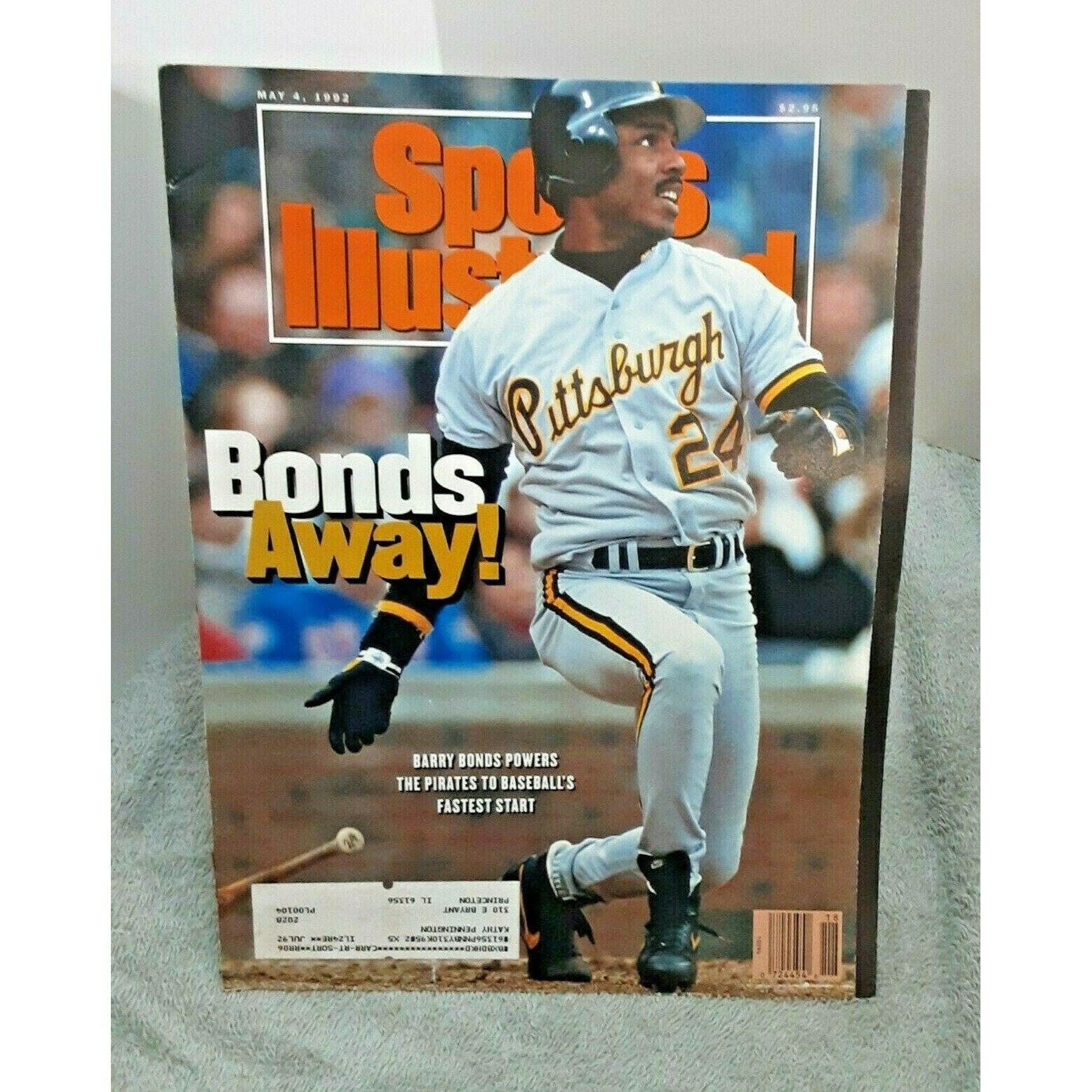 Sports Illustrated May 4 1992 Barry Bonds Pittsburgh Pirates 