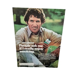i enjoy smoking cigarettes 1975 Smoking Ad