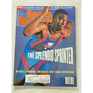 Sports Illustrated May 29 1991 Michael Johnson New Track Superstar