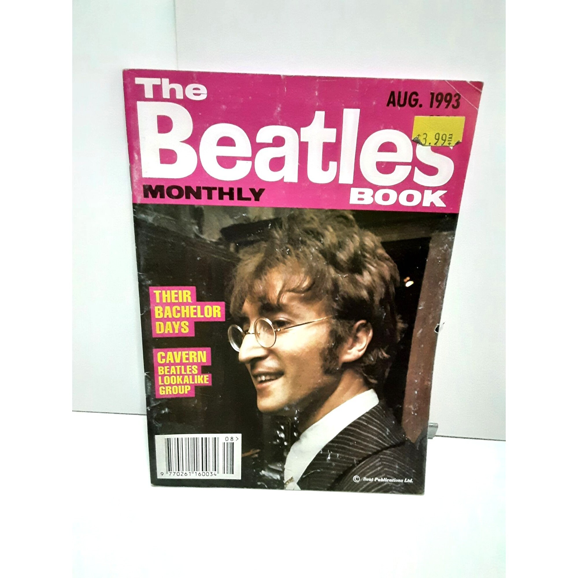 The Beatles Monthly Book Magazine August 1993 John Lennon Cover