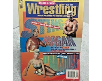Sports Review Wrestling May 1994 Hulk Hogan Sting Alundra Blayze