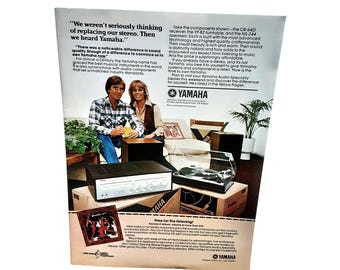 1979 Yamaha Home Stereo System Original Print Ad