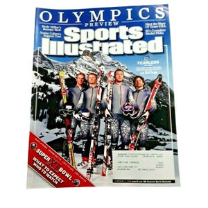 Sports Illustrated Feb 6 2006 Winter Olympics Bode Miller Sasha Cohen Team USA
