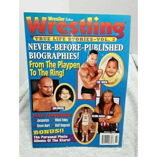 Wrestler Extra Wrestling True Life Stories Vol 2 Winter 1998 wwe wwf wcw