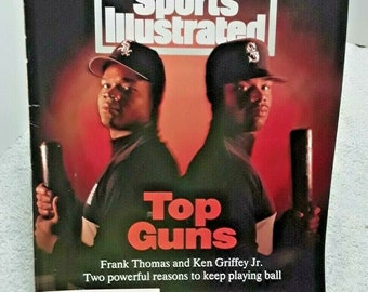 Sports Illustrated Magazine Ken Griffey Jr Seattle Mariners Frank Thomas Chicago White Sox August 8 1994