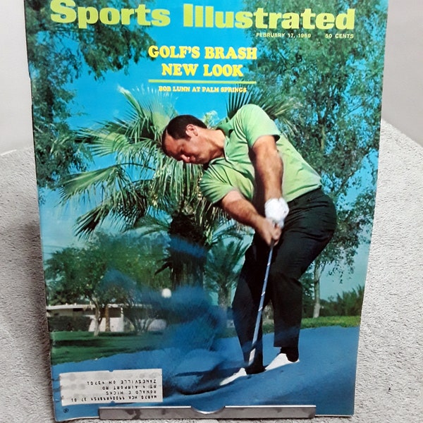 Sports Illustrated February 1969 Bob Lunn Palm Springs Golf Union Whitten Girls Champions LaSalle Basketball Fernbergers Tennis Snowmobiling