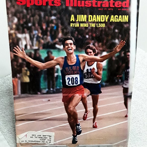 Sports Illustrated July 1972 Jim Ryun Track Wimbledon Tennis Billie Jean King Stan Smith Bob Gibson Cardinals Olympics Campbells Soup Ad