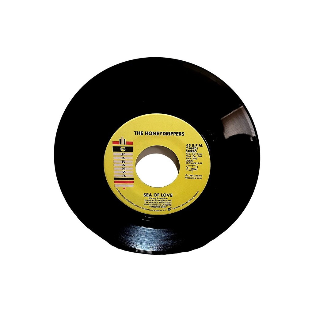 The Honeydrippers Sea of Love 45 Record Es Paranza 99701 1984 Etsy