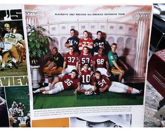 Vintage 1967 Playboy Football Preview Csonka Complete Epherma