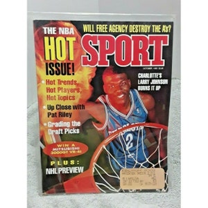 Sport Magazine October 1992 Larry Johnson Charlotte Hornets