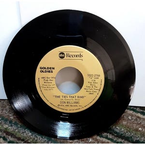 Don Williams The Ties That Bind Golden Oldies 45 Record ABC 70s