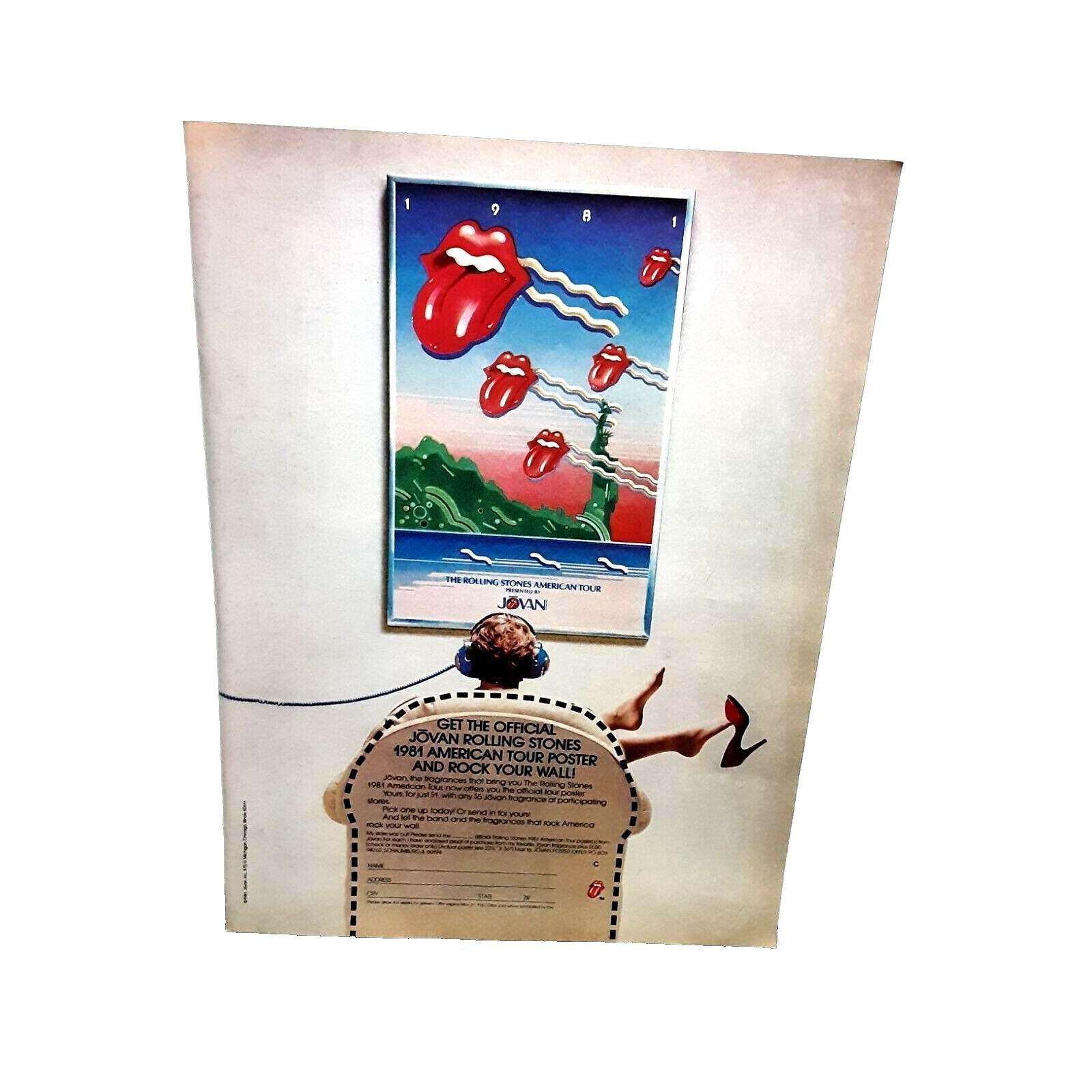 Rolling Stones 1981 Tour Poster - Etsy