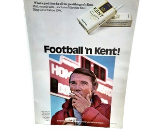 earl campbell chewing tobacco 1979 Earl Campbell Houston Oilers Smokeless Tobacco Original Print Ad