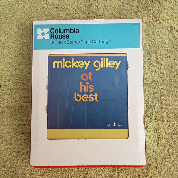 Mickey Gilley At His Best 8 Track Tape 1974 vintage