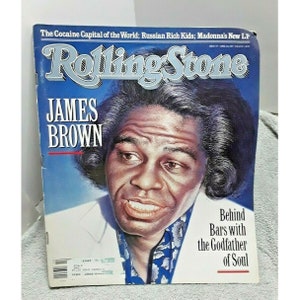 Rolling Stone Magazine April 1989 James Brown