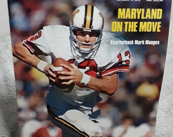 Sports Illustrated October 6 1976 Mark Manges Maryland Terrapins QB Magazine