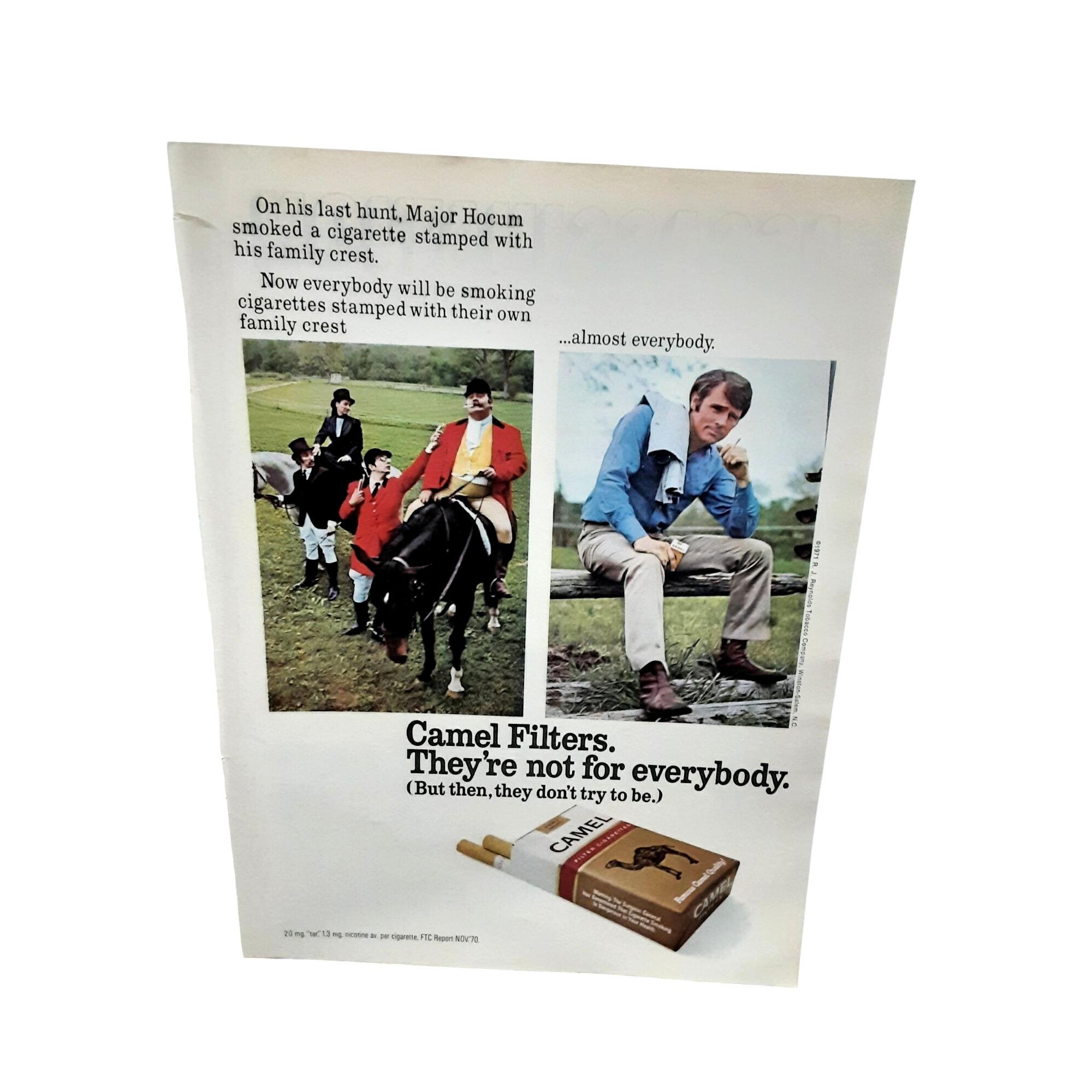 Camel Cigarettes Ads