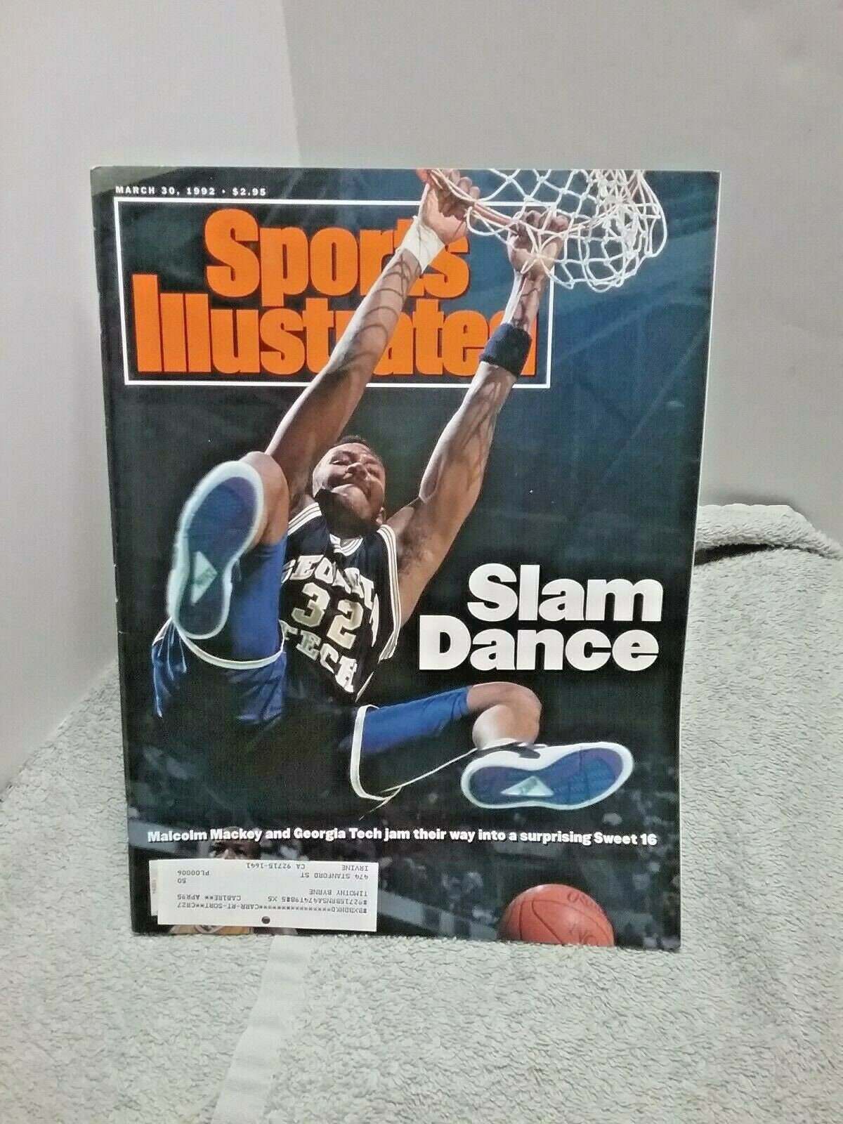 Sports Illustrated Magazine March 30 1992 Malcolm Mackey - Etsy