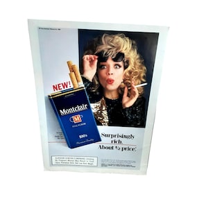 how much was a pack of cigarettes in 1991 Montclair Cigarettes