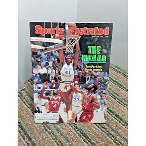 Sports Illustrated March 26 1984 Sam Perkins North Carolina Tar Heels Temple vintage magazine