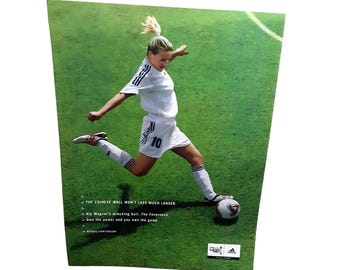 2003 Adidas Aly Wagner Soccer Print Ad Fevernova FIFA USA