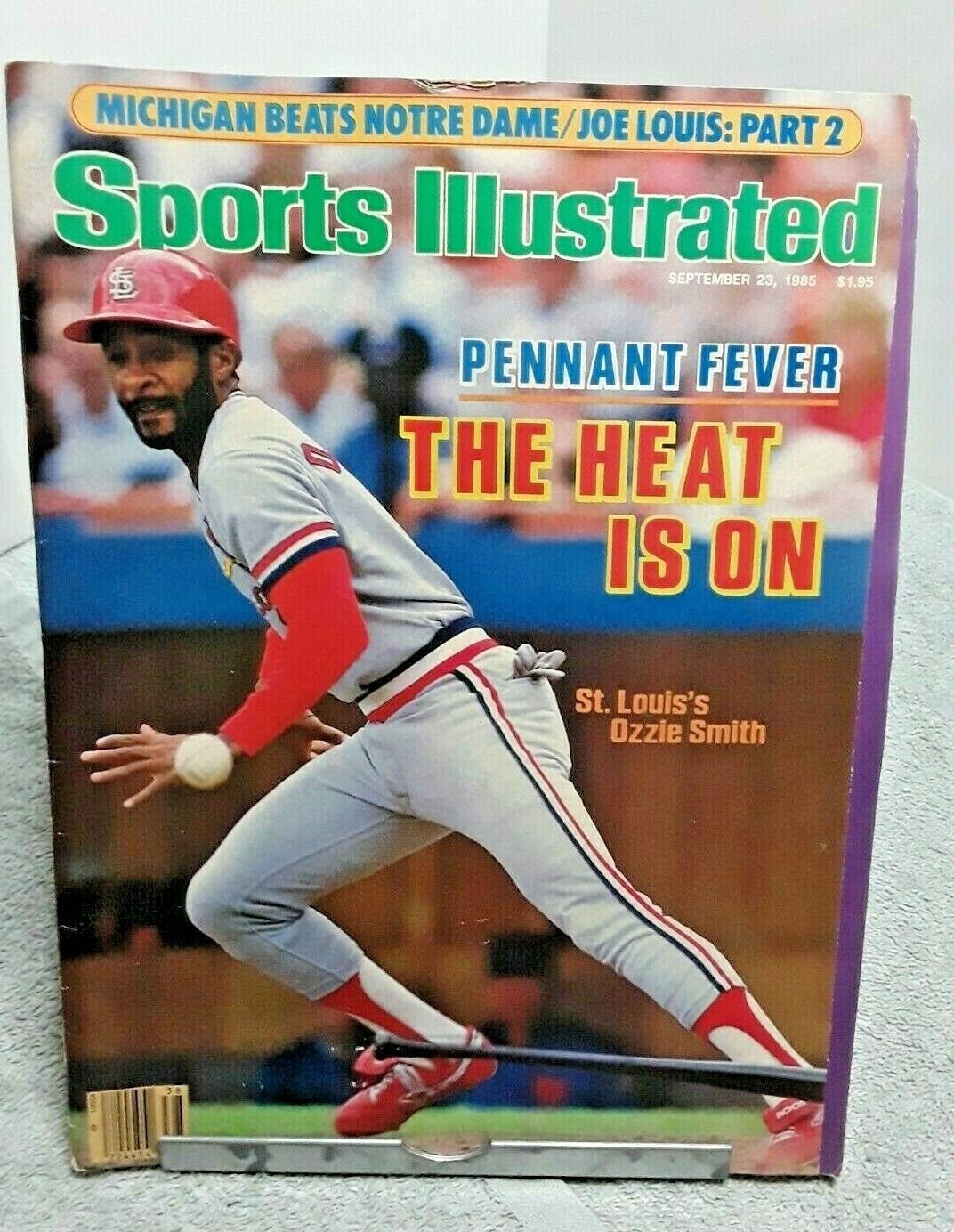 St Louis Cardinals Ozzie Smith Sports Illustrated Cover Poster
