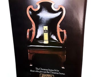 1984 Johnnie Walker Black Label Scotch Bonus Original Print Ad