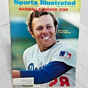 Sports Illustrated March 22 1971 Wes Parker Los Angeles Dodgers vintage magazine