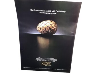 1984 Johnnie Walker Black Label Scotch Price Of Eggs Original Print Ad