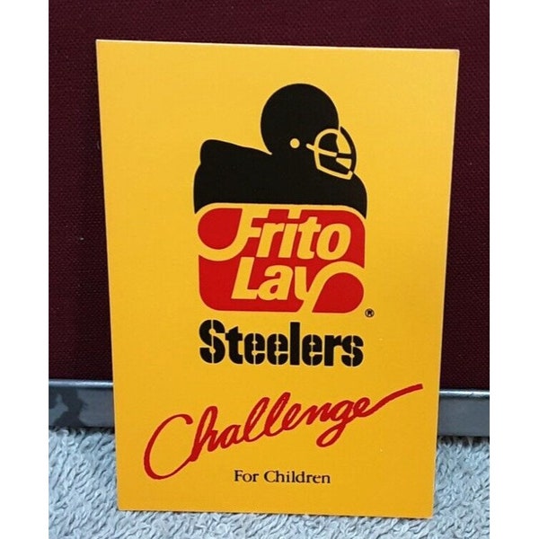 1985 Pittsburgh Steelers  Schedule Frito Lay