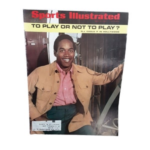 Sports Illustrated July 14 1969 O J Simpson Buffalo Bills vintage magazine