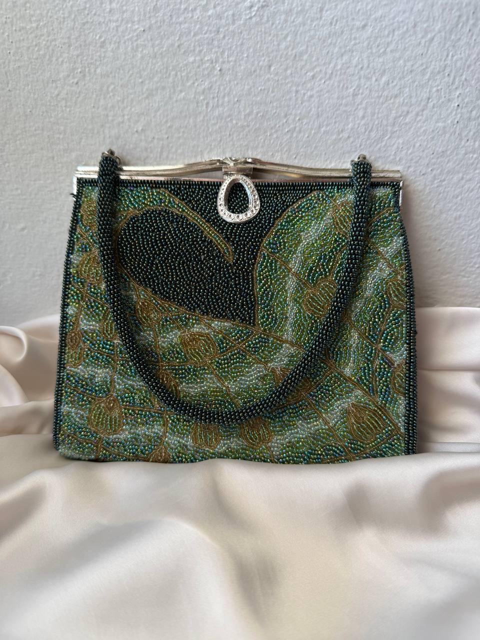 Borsa A Tracolla Donna Retrò A Forma Di Telefono Con Strass – Pochette Da Sera Con Catena Regolabile